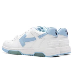 Out Of Office Calf Leather - White/Light Blue 6 Out Of Office Calf Leather - White/Light Blue -Best Shoes Shop Off White c o Virgil Abloh Out of Office Calf Leather White Light Blue OMIA189C99LEA0040140 04 11 23 Feature VR 4