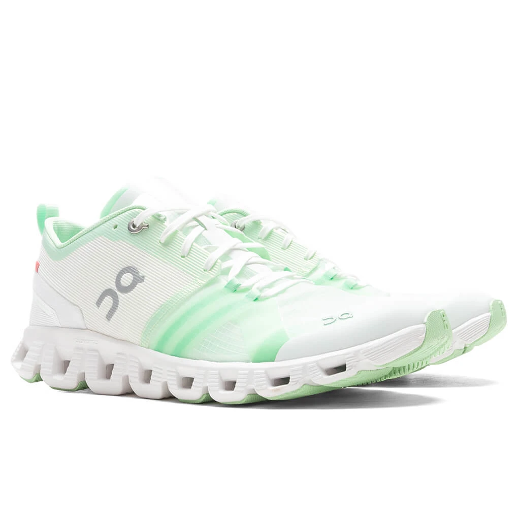 On Women's Cloud X Shift - White/Matcha 2 On Women's Cloud X Shift - White/Matcha - Image 2