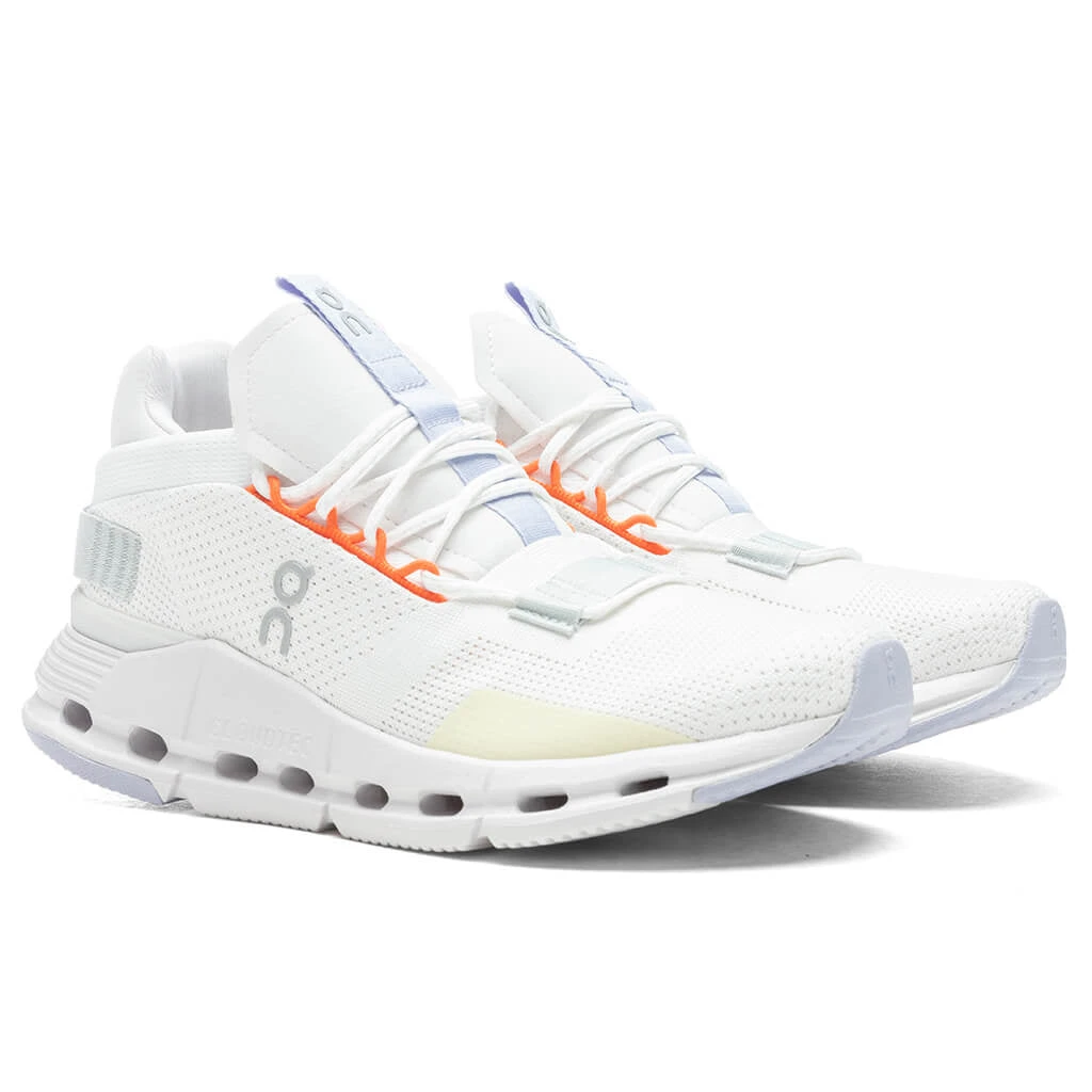 On Women's Cloudnova - White/Glacier 2 On Women's Cloudnova - White/Glacier - Image 2