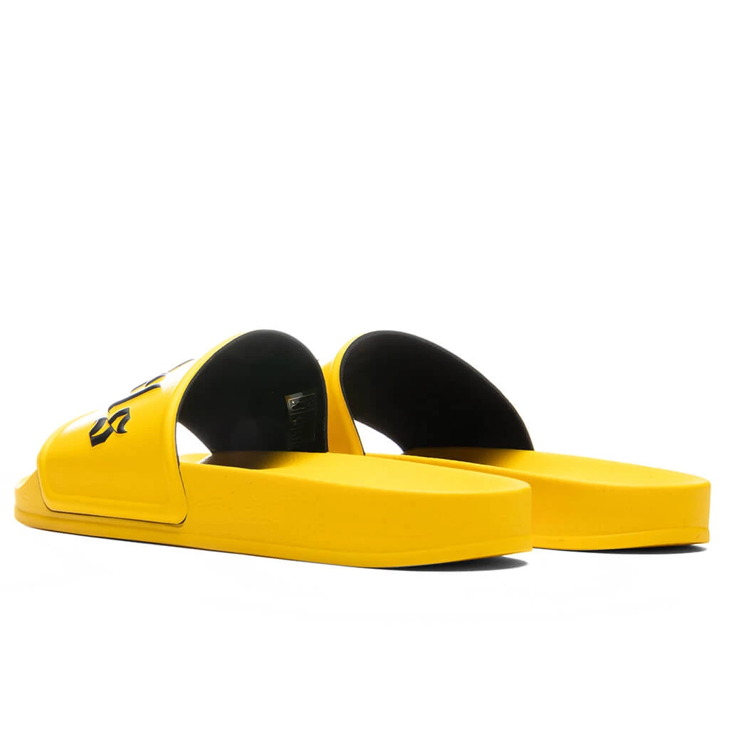Palm Angels Pool Slide - Yellow/Black 4 Palm Angels Pool Slide - Yellow/Black - Image 4