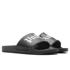 Palm Angels Pool Slider - Black/White 6 Palm Angels Pool Slider - Black/White -Best Shoes Shop Palm Angels Pool Slider Black White PMIC001C99PLA0011001 02 24 2022 01 2