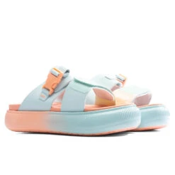 Puma Suede Mayu Sandal Summer Camp - Nitro Blue/Peach Pink -Best Shoes Shop Puma Suede Mayu Sandal Summer Camp Nitro Blue Peach Pink 387453 01 01 21 23 Feature KN 5