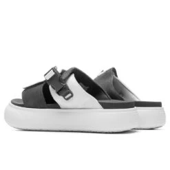 Puma Women's Suede Mayu Sandal - Marshmallow/Dark Shadow -Best Shoes Shop Puma Suede Mayu Sandal Women s White 383380 01 09 12 22 Feature JAYLEEN 3