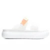 Puma Women's Suede Mayu Sandal - White/Nimbus Cloud/Fizzy Melon