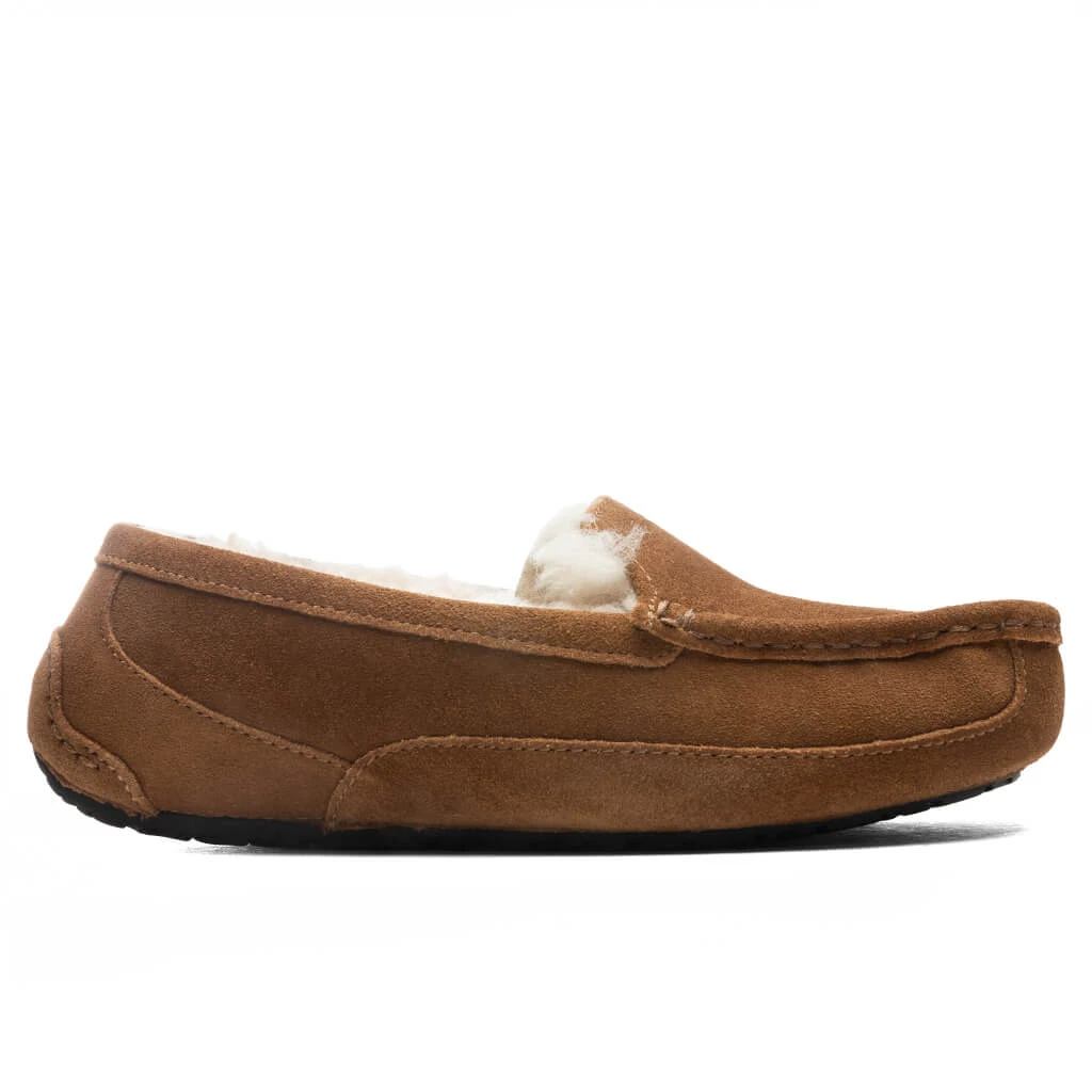 Ugg Kids Ascot Slipper - Chestnut Suede 1 Ugg Kids Ascot Slipper - Chestnut Suede