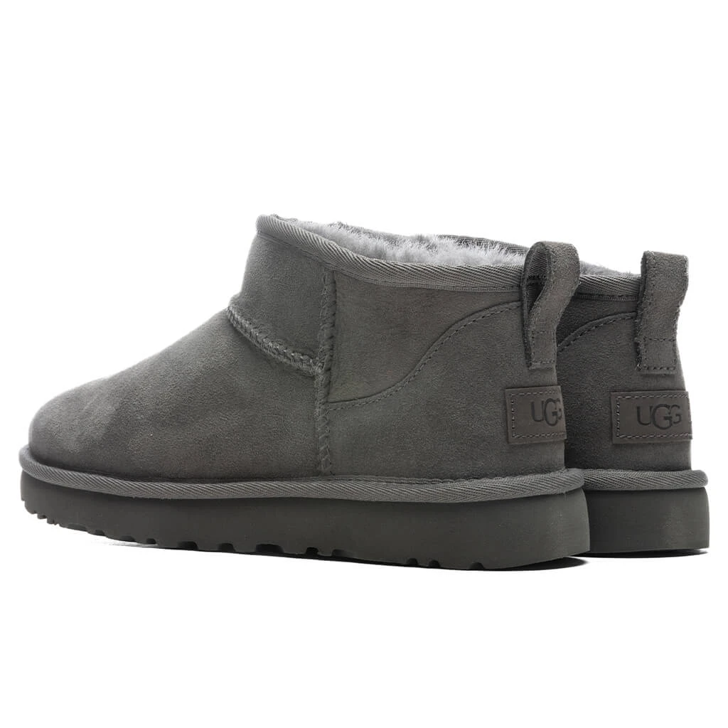Ugg Women's Classic Ultra Mini Boot - Grey 3 Ugg Women's Classic Ultra Mini Boot - Grey - Image 3
