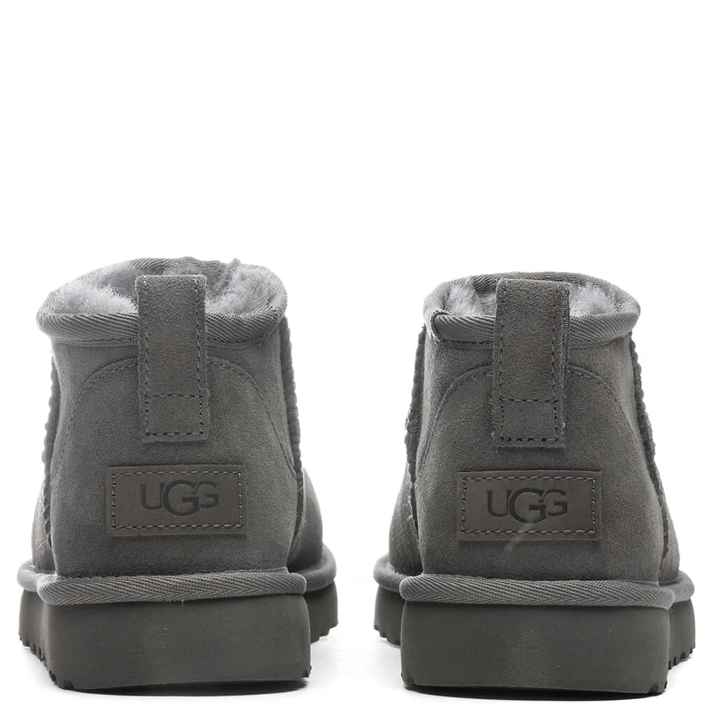 Ugg Women's Classic Ultra Mini Boot - Grey 4 Ugg Women's Classic Ultra Mini Boot - Grey - Image 4
