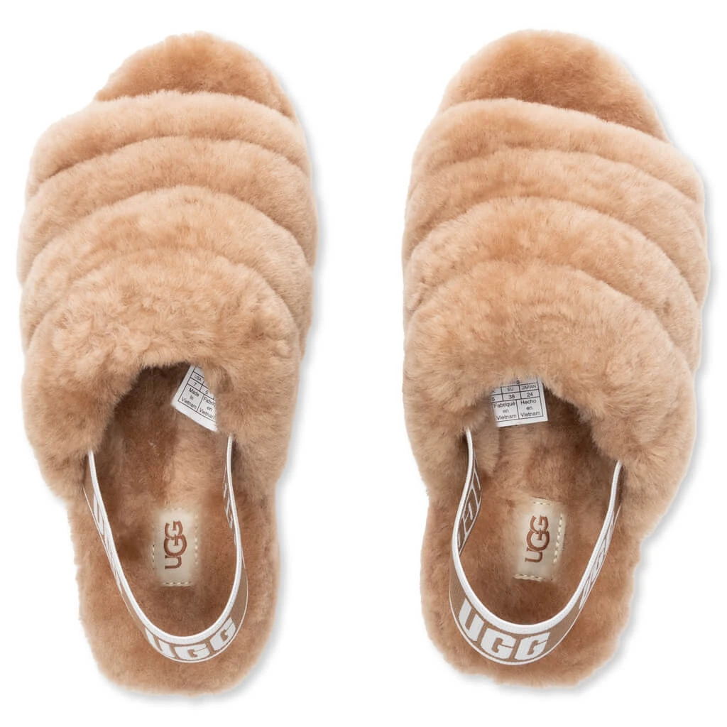 Ugg Women's Fluff Yeah Slide - Chestnut 4 Ugg Women's Fluff Yeah Slide - Chestnut - Image 4