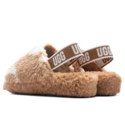Ugg Women's Fluff Yeah Slide Cow Print - Mesa/Sand -Best Shoes Shop UGG Women s Fluff Yeah Slide Cow Print Mesa Sand 1125592 MSS 11 05 2021 01 3