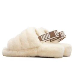 Ugg Women's Fluff Yeah Slide - Natural -Best Shoes Shop UGG Women s Fluff Yeah Slide Natural 1095119 NAT 11 16 2021 01 3