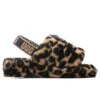 Ugg Women's Fluff Yeah Slide Panther Print - Butterscotch