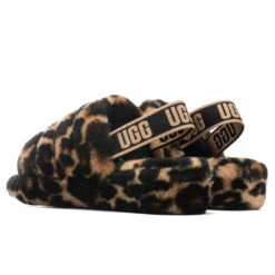 Ugg Women's Fluff Yeah Slide Panther Print - Butterscotch -Best Shoes Shop UGG Women s Fluff Yeah Slide Panther Print Butterscotch 1120903 BTC 11 29 2021 01 3