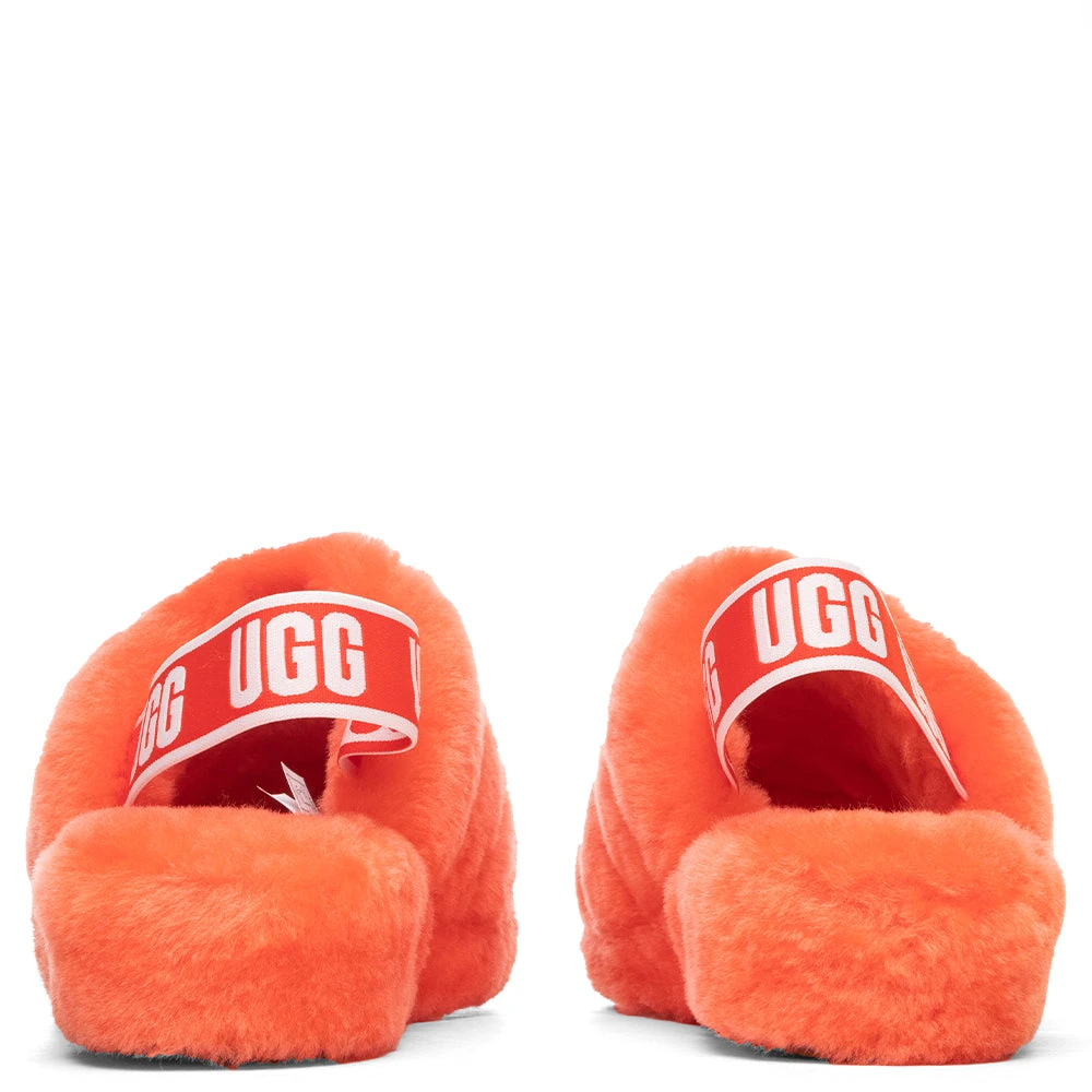 Ugg Women's Fluff Yeah Slide - Red Currant 4 Ugg Women's Fluff Yeah Slide - Red Currant - Image 4