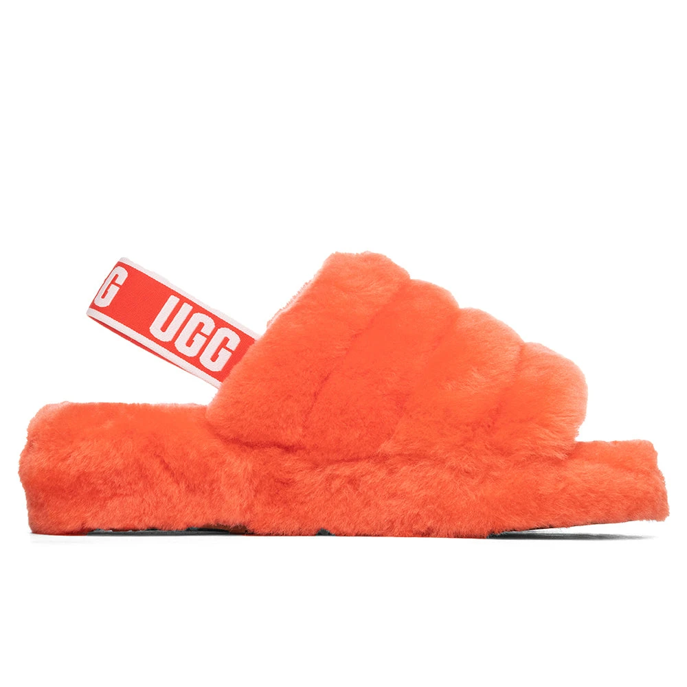 Ugg Women's Fluff Yeah Slide - Red Currant 1 Ugg Women's Fluff Yeah Slide - Red Currant
