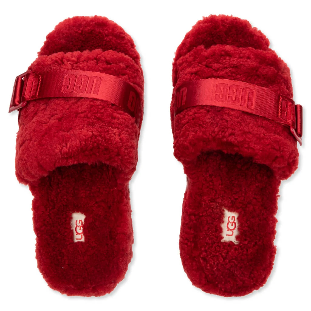 Ugg Women's Fluffita Slipper - Ribbon Red 4 Ugg Women's Fluffita Slipper - Ribbon Red - Image 4