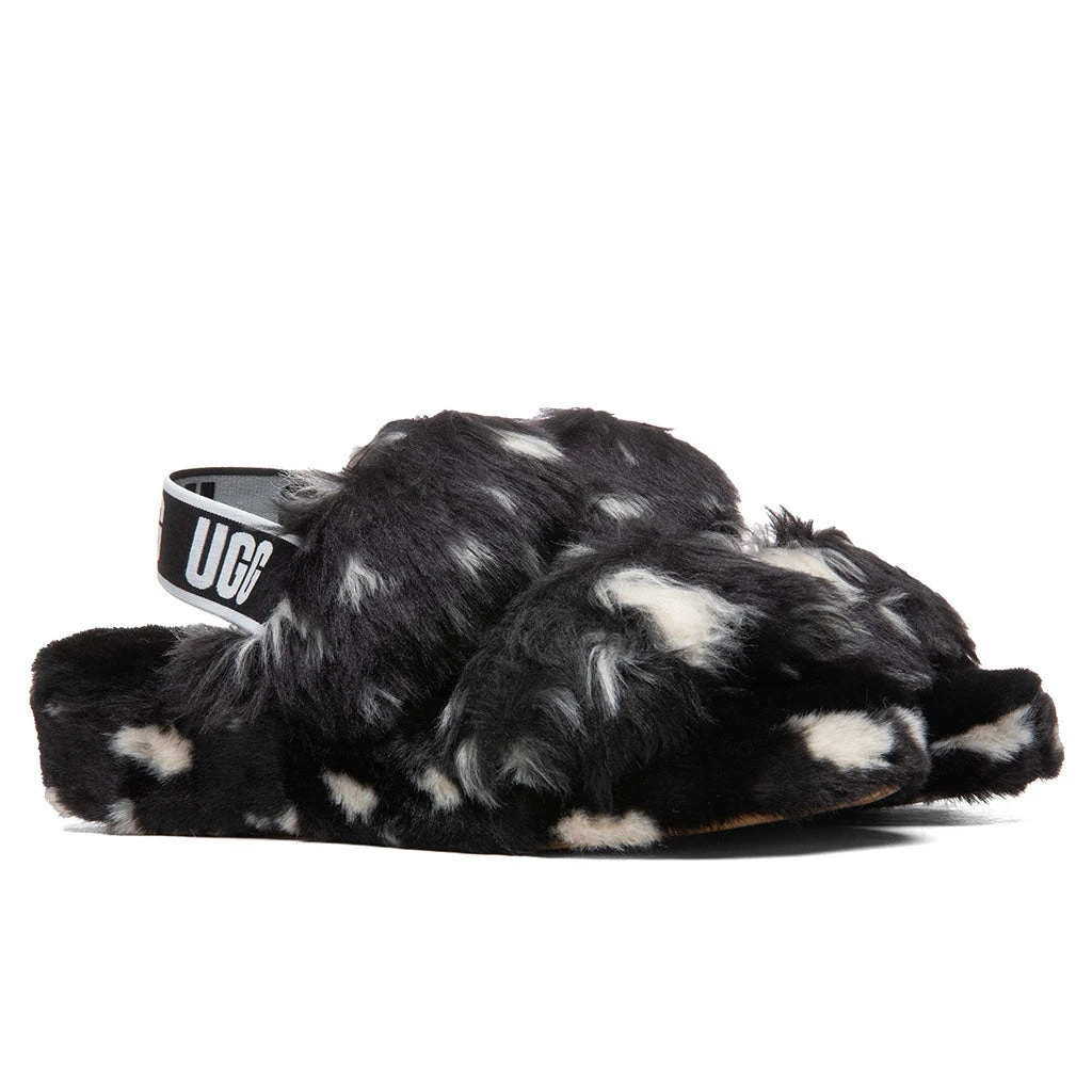 Ugg Women's Oh Yeah Spots Slide - Black 2 Ugg Women's Oh Yeah Spots Slide - Black - Image 2