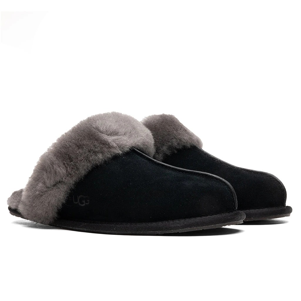 Ugg Women's Scuffette II Slipper - Black/Grey 2 Ugg Women's Scuffette II Slipper - Black/Grey - Image 2