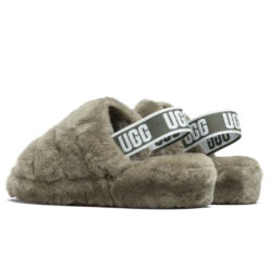 Ugg Women's Fluff Yeah Slide - Burnt Olive 6 Ugg Women's Fluff Yeah Slide - Burnt Olive -Best Shoes Shop UGG Womens Fluff Yeah Slide Burnt Olive 1095119 BTOL 12 27 2020 01 4