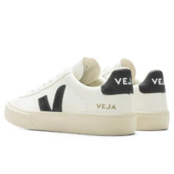 Veja Women's Campo Chromefree - Extra White/Black -Best Shoes Shop Veja Women s Campo Chromefree Extra White Black CP0501537A 06 07 22 Feature JM 5