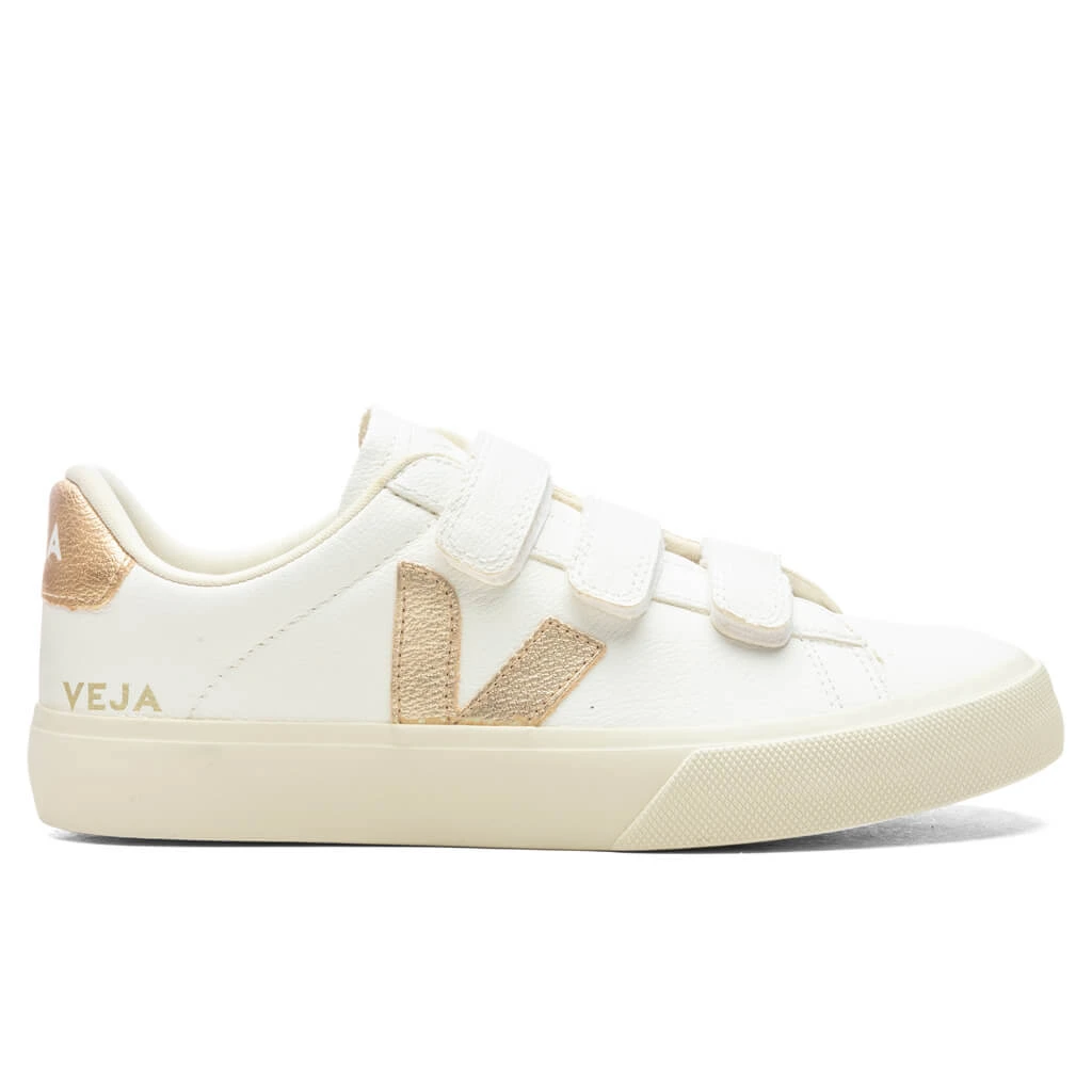 Veja Women's Recife Logo Chromefree - Extra White/Platine 1 Veja Women's Recife Logo Chromefree - Extra White/Platine