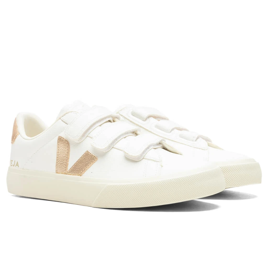 Veja Women's Recife Logo Chromefree - Extra White/Platine 2 Veja Women's Recife Logo Chromefree - Extra White/Platine - Image 2