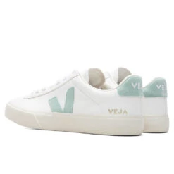 Veja Women's Campo Chromefree - Extra White/Matcha -Best Shoes Shop Veja Womens Campo Chromefree Extra White Matcha CP0502485AP1P08 03 06 22 Feature 3