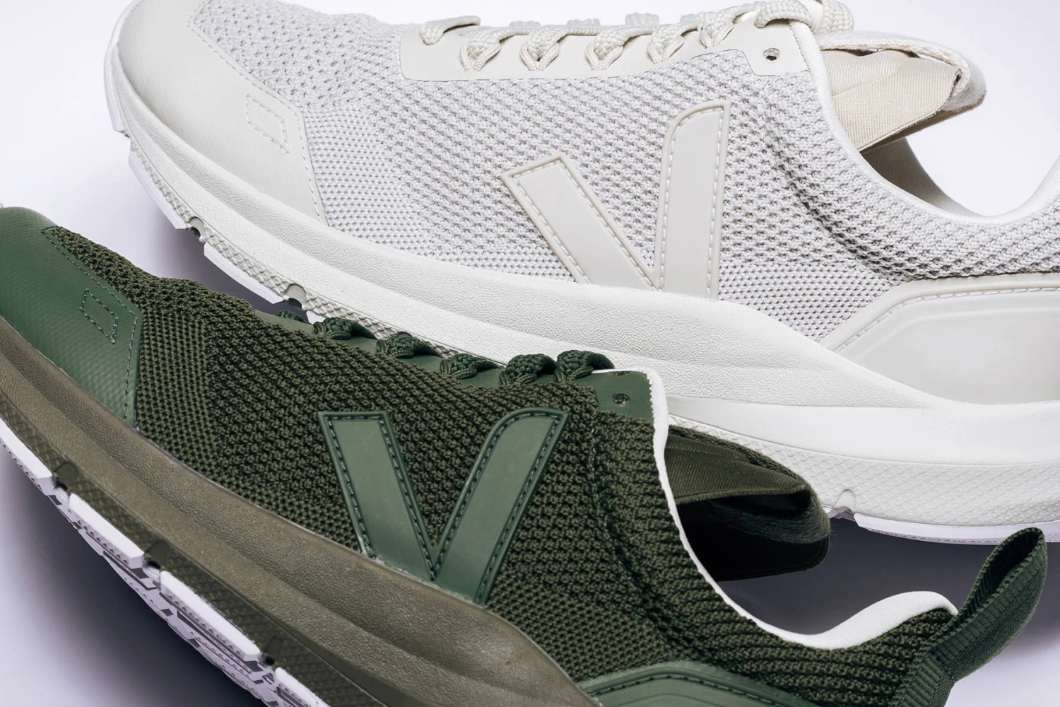 Veja X Rick Owens Performance Runner V-Knit - Pearl 8 Veja X Rick Owens Performance Runner V-Knit - Pearl - Image 8