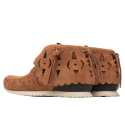 FBT Bearfoot Perf-Folk - Light Brown 6 FBT Bearfoot Perf-Folk - Light Brown -Best Shoes Shop Visvim FBT Bearfoot Perf Folk Light Brown 0121102002004 LBRN 04 07 2021 01 3