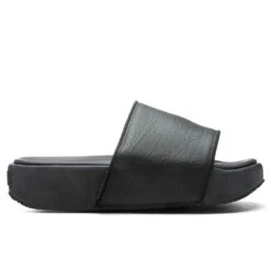 Y-3 New Slide - Black/Black/Core White