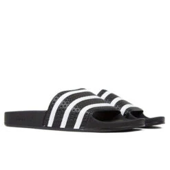 Adidas Originals Adilette Slides - Core Black -Best Shoes Shop adidas originals adilette slides core black 2