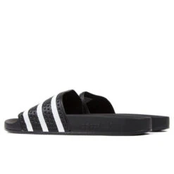 Adidas Originals Adilette Slides - Core Black -Best Shoes Shop adidas originals adilette slides core black 3