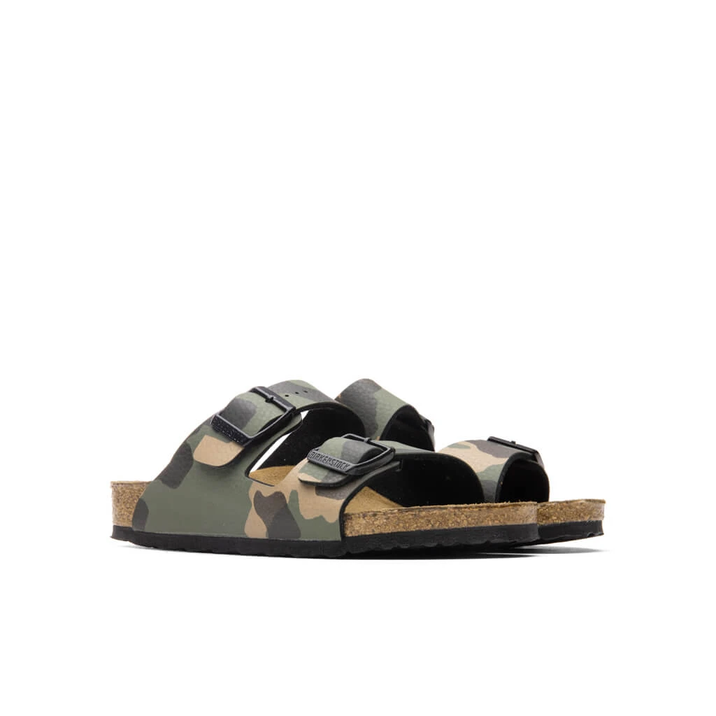 Birkenstock Kids Arizona Birko Flor - Desert Soil Khaki 2 Birkenstock Kids Arizona Birko Flor - Desert Soil Khaki - Image 2