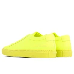 Common Projects Original Achilles Low - Neon Yellow -Best Shoes Shop common projects original achilles low neon yellow 3