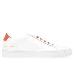 Common Projects Retro Low Glossy - White/Orange