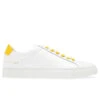 Common Projects Retro Low Glossy - White/Yellow