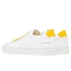 Common Projects Retro Low Glossy - White/Yellow 6 Common Projects Retro Low Glossy - White/Yellow -Best Shoes Shop common projects retro low glossy whiteyellow 3