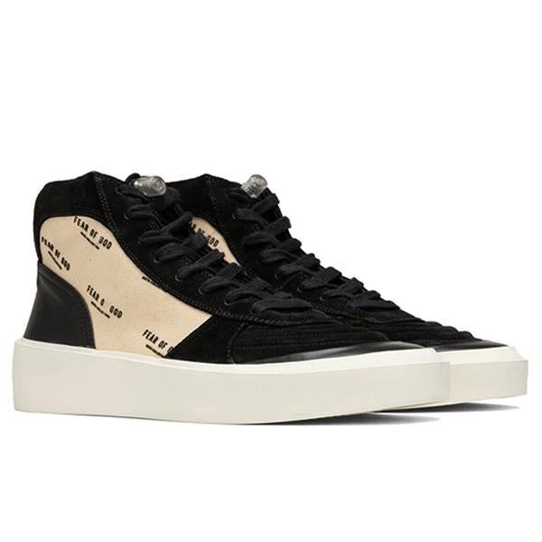 Fear Of God Strapless Skate Mid - Black/Cream 2 Fear Of God Strapless Skate Mid - Black/Cream - Image 2
