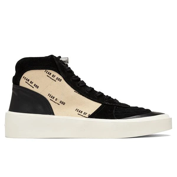 Fear Of God Strapless Skate Mid - Black/Cream 1 Fear Of God Strapless Skate Mid - Black/Cream