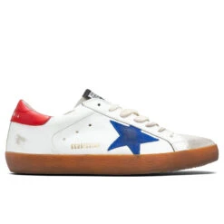 Golden Goose Super-Star Sneakers - White/Ice/Bluette/Red