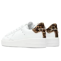 Golden Goose Women's Pure Star - White/Brown Leopard 6 Golden Goose Women's Pure Star - White/Brown Leopard -Best Shoes Shop golden goose womens pure star whitebrown leopard 3