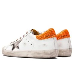 Golden Goose Women's Super-Star Sneakers - White/Rock Snake/Orange -Best Shoes Shop golden goose womens superstar whiterock snakeorange 3