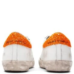 Golden Goose Women's Super-Star Sneakers - White/Rock Snake/Orange -Best Shoes Shop golden goose womens superstar whiterock snakeorange 4