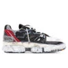 Maison Margiela Fusion Sneaker Low Top In Black/White/Red