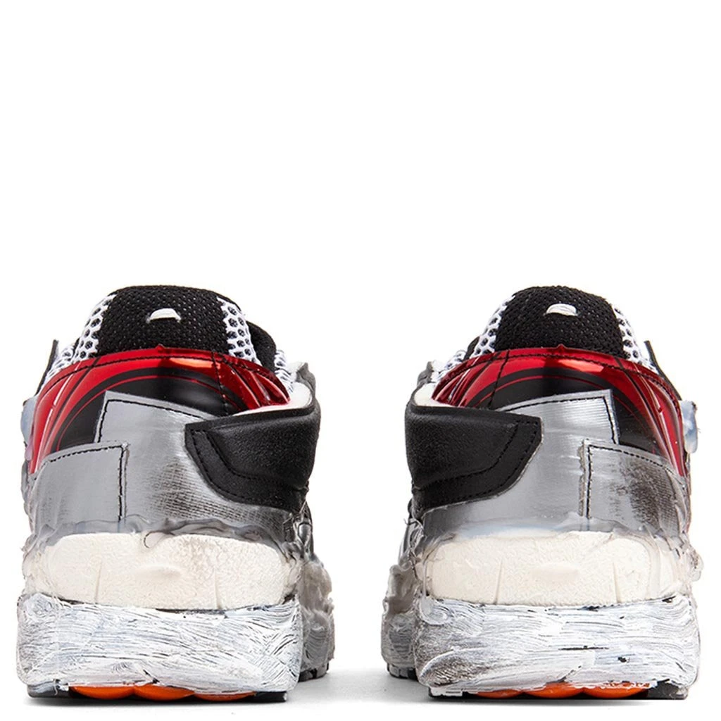 Maison Margiela Fusion Sneaker Low Top In Black/White/Red 4 Maison Margiela Fusion Sneaker Low Top In Black/White/Red - Image 4