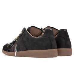 Maison Margiela Replica Low Top Suede Paint Drop - Black/Multi 6 Maison Margiela Replica Low Top Suede Paint Drop - Black/Multi -Best Shoes Shop maison margiela replica low top suede paint drop blackmulti 3