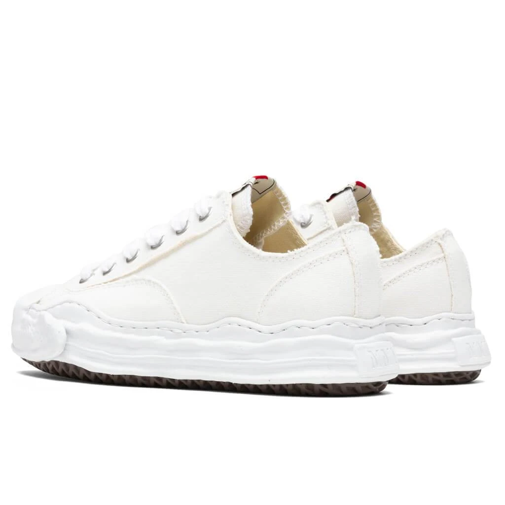 Hank Low OG Sole Toe Cap Canvas Sneaker - White 3 Hank Low OG Sole Toe Cap Canvas Sneaker - White - Image 3