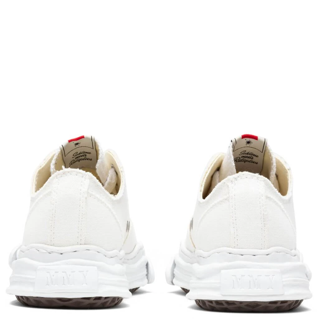 Hank Low OG Sole Toe Cap Canvas Sneaker - White 4 Hank Low OG Sole Toe Cap Canvas Sneaker - White - Image 4