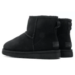 Ugg Women's Classic Mini II Boot - Black 6 Ugg Women's Classic Mini II Boot - Black -Best Shoes Shop ugg womens classic mini ii boot black 3
